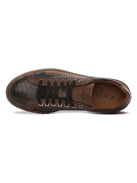 Pantofi Exton maro