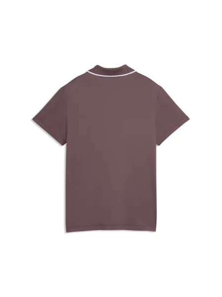 PUMA koszulka polo do golfa CLOUDSPUN Bridges z krÃ³tkim rÄ™kawem OdzieÅ¼ BrÄ…zowy S