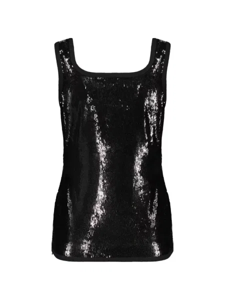 Bluză Boutique Moschino cu paiete negru