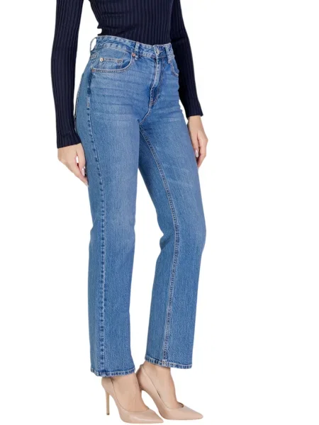 Jeansy straight leg Vero Moda niebieskie