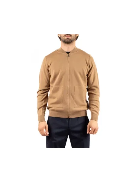 Sweter Filippo De Laurentiis beżowy