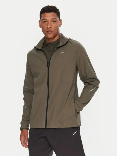 Reebok Geacă pentru alergare Wayne verde