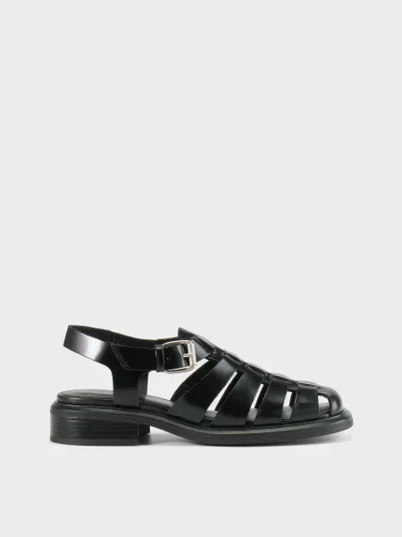 Кожаные босоножки Vagabond черные