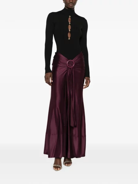 Fusta maxi Rabanne violet