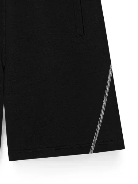 Bermude Givenchy din fleece negru