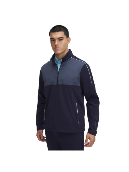 Hanorac Under Armour de jumătate de fermoar negru