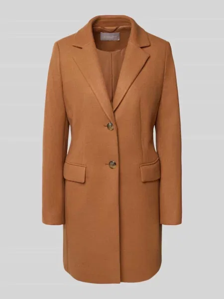 Płaszcz z kołnierzem z klapami i z patkami Christian Berg Woman Selection