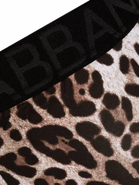 Leopardí boxerky Dolce & Gabbana s potiskem