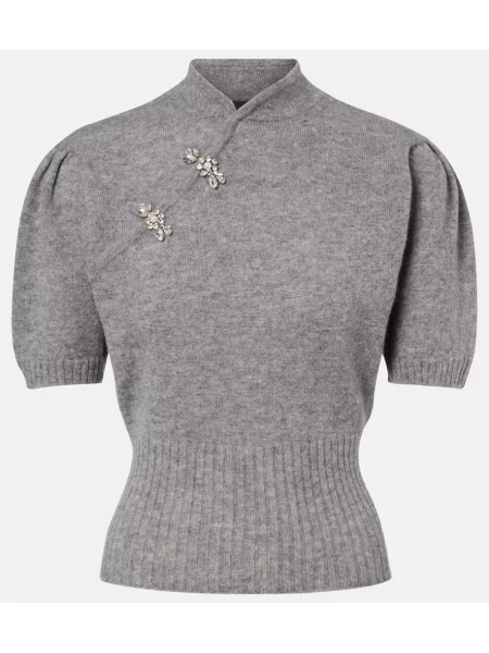 Pulover de cașmir Simone Rocha din cașmir gri