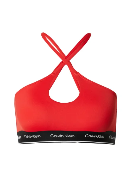 Calvin Klein Swimwear Bikini partea de sus Roșu alb