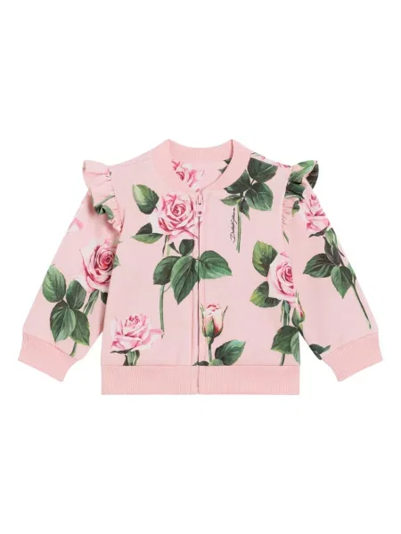 Kardigan dziecięcy Dolce And Gabbana różowy