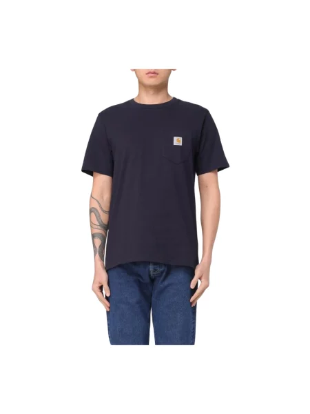 T-shirt Carhartt WIP S/S Pocket T-Shirt Dark Navy S niebieska