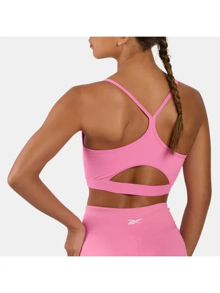 Reebok sportowy biustonosz z ramiączkami Kendal Coreunisex Playful Pink Size: XS różowy