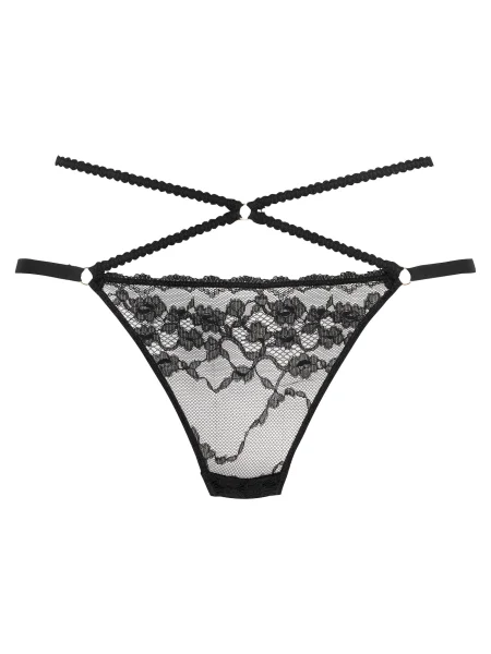 PETITE FLEUR GOLD Tanga negru