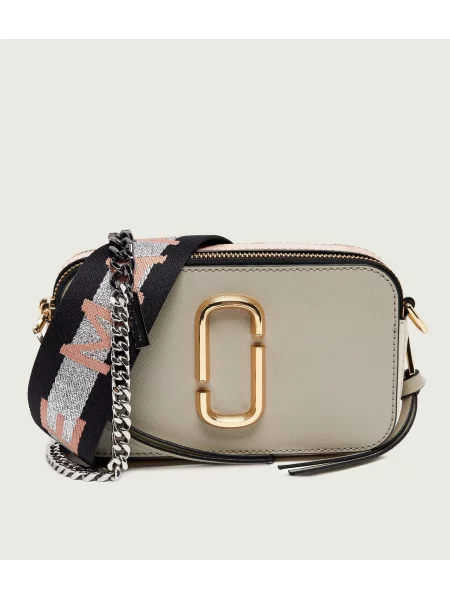 Bőr nyaklánc Marc Jacobs bézs