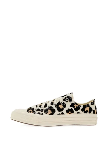 Sneakerși Converse Chuck 70 cu platformă cu imagine cu model leopard maro