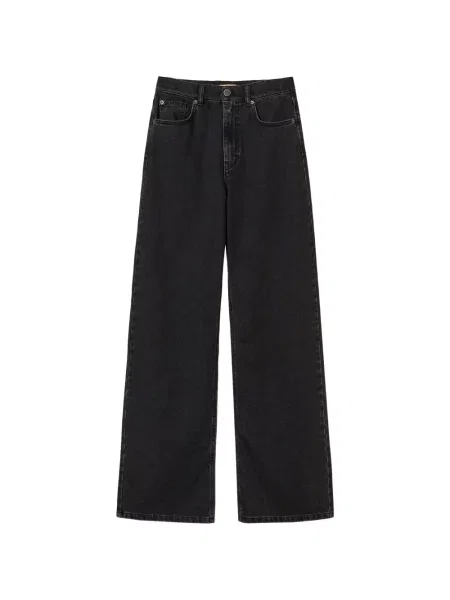 Blugi cu picior larg Twinset negru