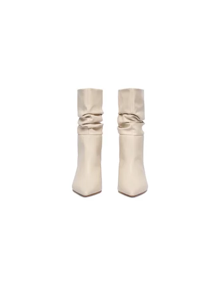 Polokozačky Nine West Écru