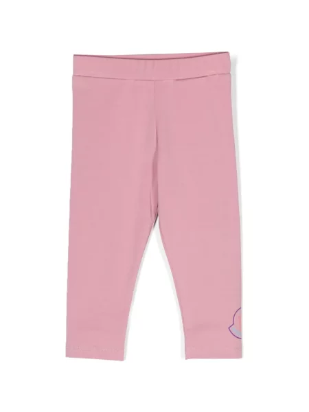 Legginsy dziecięce Moncler Enfant różowe