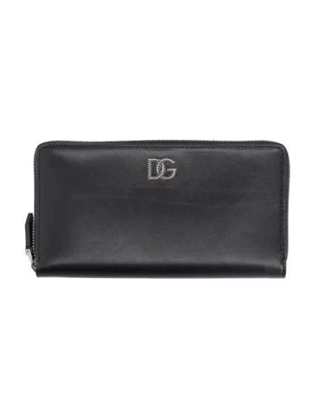 Portfel Dolce And Gabbana z logo czarny