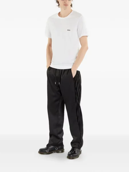 Tricou Boss cu decolteu rotund negru