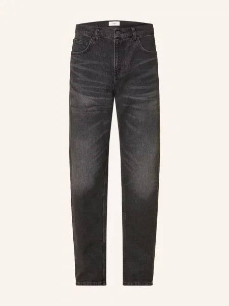 Les Deux Džíny Ryder Regular Fit black washed denim černé