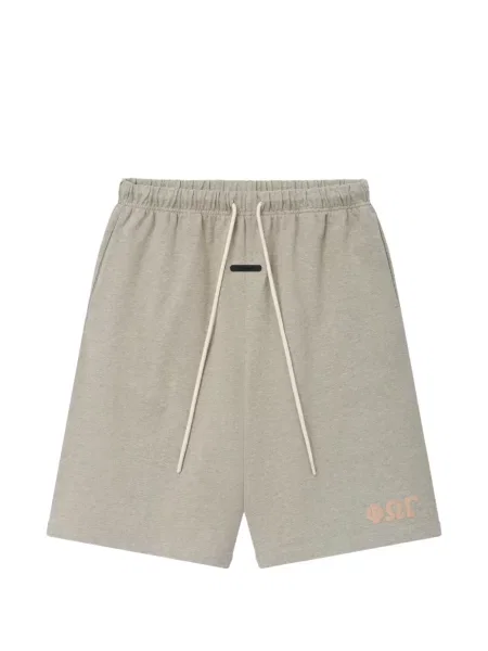 Pantaloni scurți Fear Of God Essentials din jerseu gri