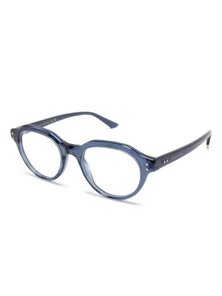 Ochelari de soare rotunzi Gucci Eyewear albastru