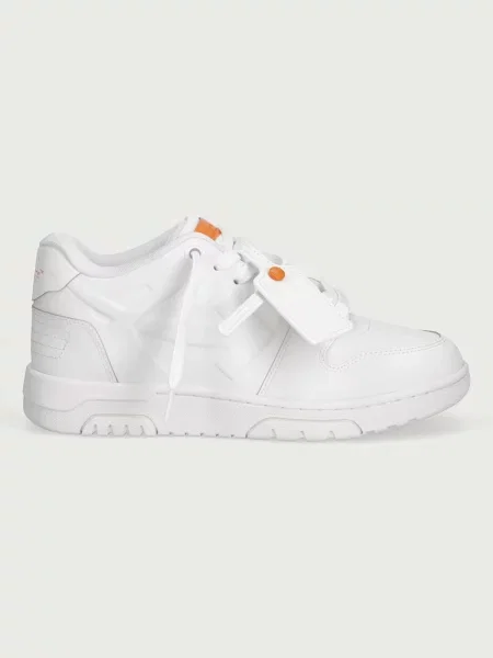 Кроссовки Off-white в деловом стиле белые