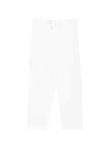 Pantaloni Jnby din poplin alb