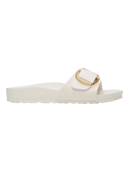 Klapki Birkenstock na sprzączkę białe