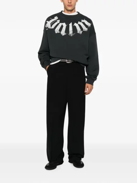 Hanorac Palm Angels cu autograf negru