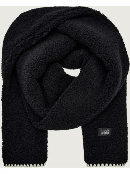 UGG fular femei maro uni negru