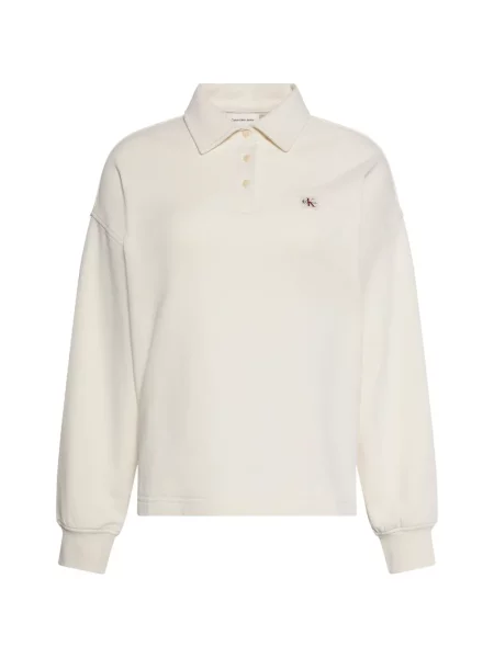 Lung tricou polo Calvin Klein cu autograf