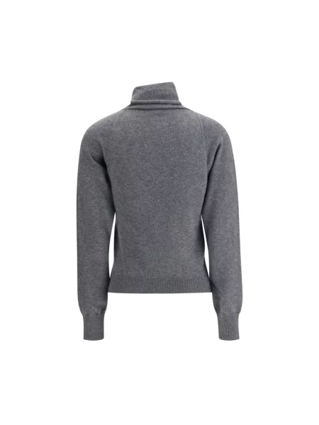 Sweter z golfem Tom Ford szary