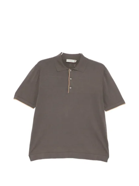 Polo Canali tricotate maro