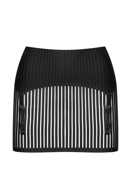 Fustă Maison Close cu dungi negru