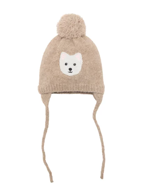 MANGO KIDS Căciulă CANICHE maro cappuccino / rosé / negru / murdar alb