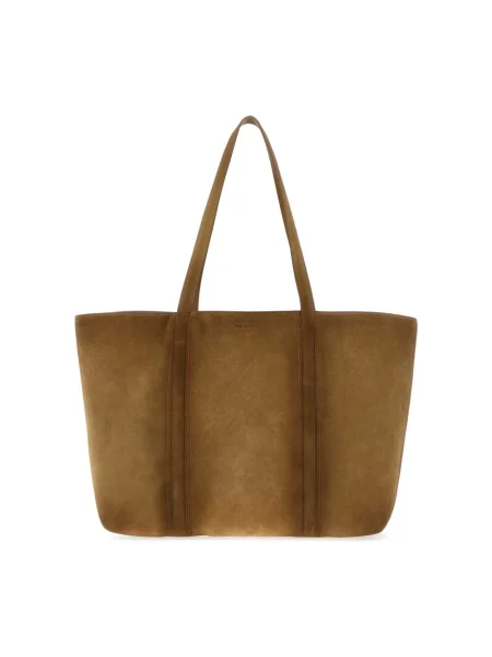 Shopperka Jil Sander skórzana brązowa