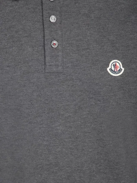 Pólóing Moncler autogrammal szürke