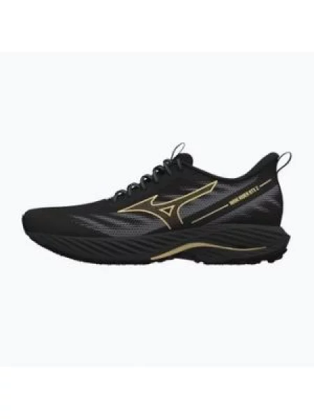 Кросівки Mizuno Wave Rider GTX 2 чорний/золотий ореол/тихий відтінок чорні