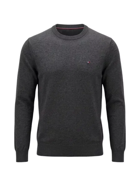 Pulover Tommy Hilfiger din cașmir gri