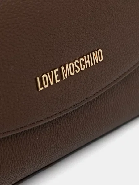 Кожаная сумка Love Moschino