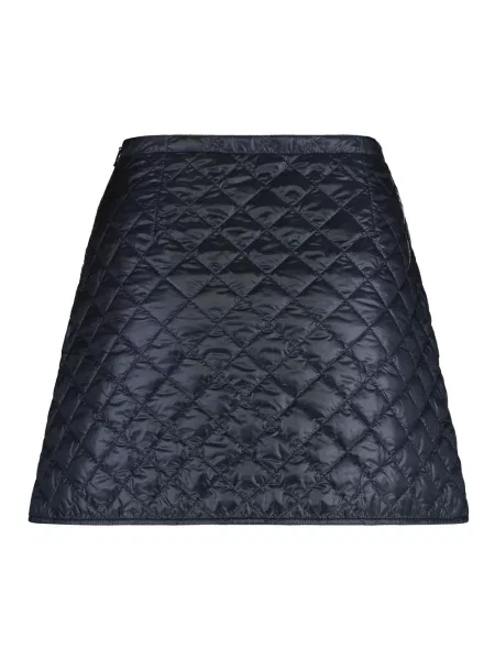 Spódnica mini Moncler pikowana niebieska