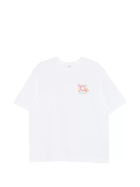 Tricou Casablanca cu imagine alb