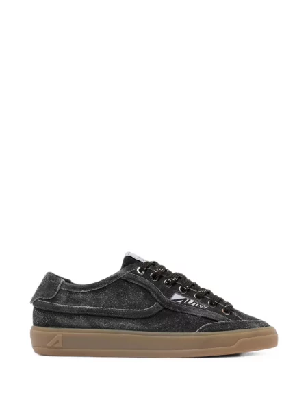Sneakerși Autry din piele de căprioară negru