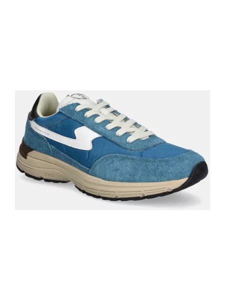 Sneakersy S.w.c Stepney Workers Club zamszowe niebieskie
