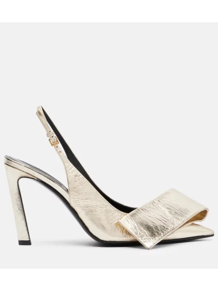 Pantofi cu toc Givenchy din piele slingback