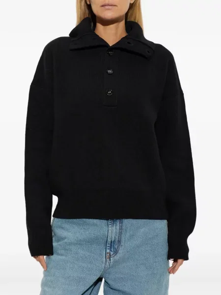 Lung pulover Ami Paris negru