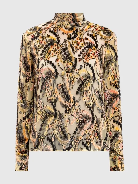 Блуза у фактурний візерунок Prada зелена